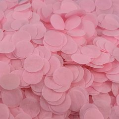 Конфетті тішью 23 мм кружечок рожевий (50 г)