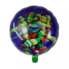 Фольгована кулька 18” круг черепашки ніндзя Китай