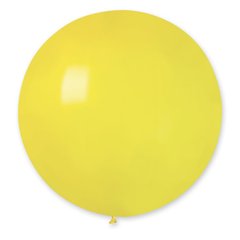 Латексный шар Gemar 31” Пастель Желтый #02 (1 шт)