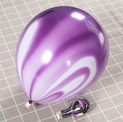 Латексна кулька Китай 12” Агат Фіолетовий (10 шт)