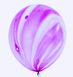 Латексна кулька Китай 12” Агат Фіолетовий (10 шт) - 1