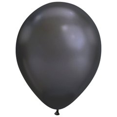 Латексна кулька Gemar 13″ Хром Сірий / Space Grey #090 (50 шт)
