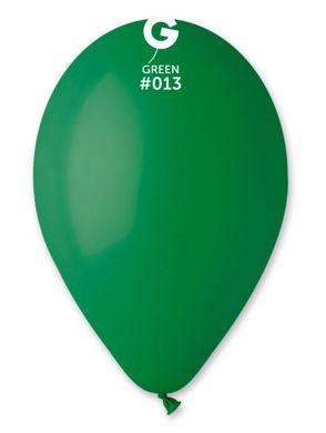 Латексна кулька Gemar 10" Пастель Темно-Зелений #13 (100 шт)