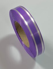 Стрічка Поліпропілен (2см х 100м) Фіолетова зі смугою