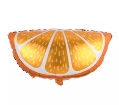 Фольгована кулька Міні фігура часточка Апельсина (Китай)