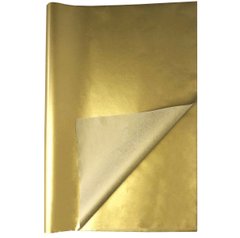 Бумага тишью золото (70*50см) 25 листов