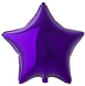 Фольгированный шар Flexmetal 9″ Звезда Фиолетовый - 1