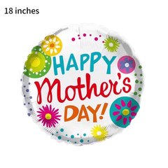 18” круг в белый Happy Mother’s Day (кит)