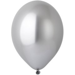 Латексна кулька Belbal 12" В105/601 Хром Срібло / Glossy Silver (1 шт)