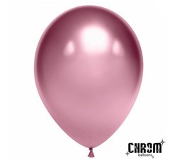 Латексна кулька Китай 12” Хром Рожевий (50 шт)