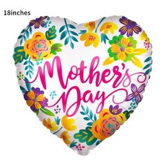 18” сердце с цветами happy Mother’s Day (кит)
