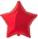Фольгированный шар Flexmetal 9” Звезда Красный - 1