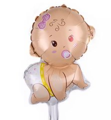 Фольгированный шар Мини фигура малыш девочка(Китай)