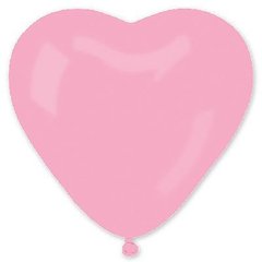 Латексный шар 10 дм Сердце Пастель Розовое(06) – 100 шт.