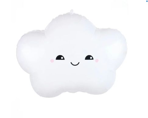 Фольгована кулька Велика фігура Хмарка з очками # 2 (Китай)