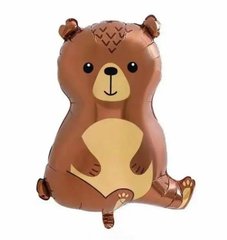 Фольгована кулька Велика фігура Ведмедик лісовий 85 см (Китай)