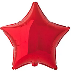 Фольгированный шар Flexmetal 32″ Звезда Красный