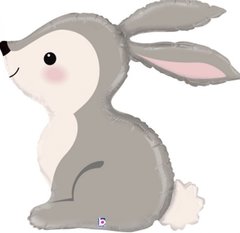 Фольгированный шар Grabo Большая фигура лесной кролик заяц 90см