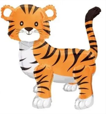 Фольгированный шар Стоячая фигура Тигр 70 см (Китай)