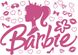 Наклейка Barbie на 18"-20" (25х30см) + монтажка - 3