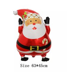Фольгированный шар Большая фигура Нг Санта в колпаке 75 см (Китай)