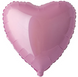 Фольгована кулька Flexmetal 32″ Серце Пастель Рожевий - 1