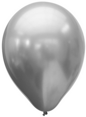 Латексный шар Latex Occidental 11" Хром PLATINUM SILVER (25 шт)