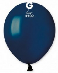 Латексный шар Gemar 5" Пастель Navy #102 (100 шт)
