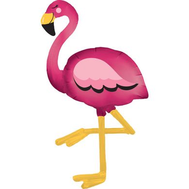 Фольгированный шар Anagram Ходячая фигура фламинго