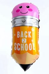 Фольгована кулька Велика фігура олівець back to school (Китай)
