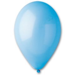 Латексна кулька Gemar 12″ Пастель Світло-Блакитний #09 (100 шт)