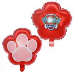 Фольгована кулька Велика фігура Щенячий патруль Лапка червона (Китай)