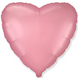Фольгована кулька Flexmetal 18" Серце сатин Рожеве - 1