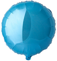 Фольгированный шар Flexmetal 18″ Круг Пастель Голубой