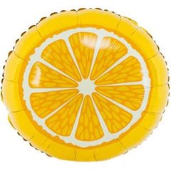 Фольгированный шар 18” круг апельсин