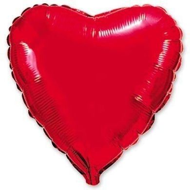 Фольгована кулька Flexmetal 9" Серце Червоний