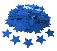 Конфетти Звёздочки 35 мм Синие (50 г)