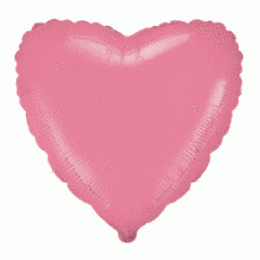Фольгированный шарик Flexmetal 18" Сердце пастель Красное