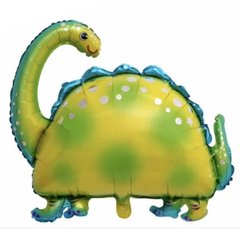 Фольгированный шар Большая фигура Динозавр травоядный зелёный (Китай)