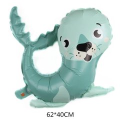 Фольгированный шар Большая фигура морской котик 52 см (Китай)