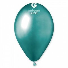 Латексна кулька Gemar 13″ Хром Зелений / Shiny Green #093 (1 шт)