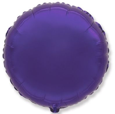 Фольгированный шар Flexmetal 18″ Круг Фиолетовый