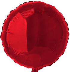 Фольгована кулька Flexmetal 18" круг Червоний