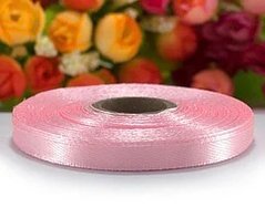 Лента атласная Розовая Пудровая 6 мм