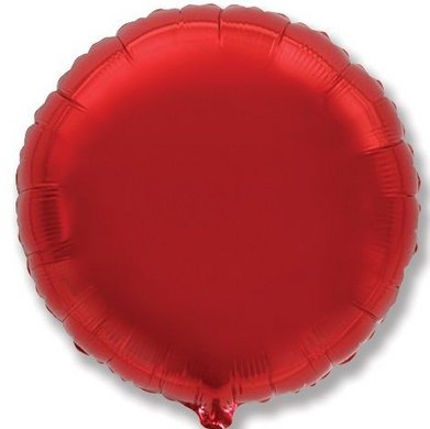Фольгована кулька Flexmetal 18" круг Червоний