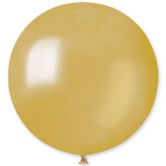 Латексна кулька Gemar 31” Металик Сатин Золотий #74 (1 шт)