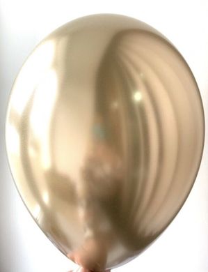 Латексна кулька Gemar 13″ Хром Золото / Shiny Gold #088 (1 шт)