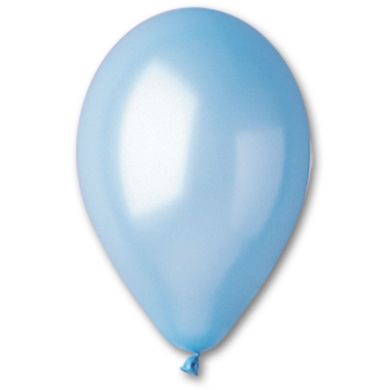 Латексна кулька Gemar 11” Блакитний Металік #35 (100 шт)