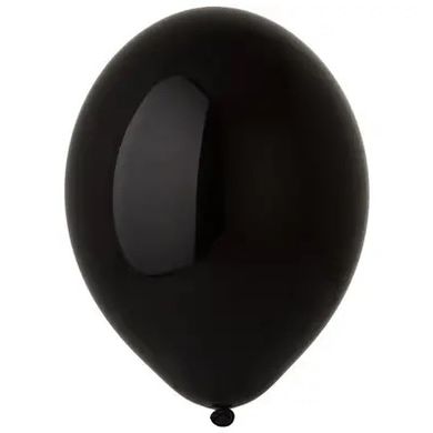 Латексна кулька Belbal 12" B105/025 Пастель Чорний (1 шт)