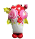 Фольгована Кулька Стояча фігура ваза з квітами 101*115 см (Китай) - 1